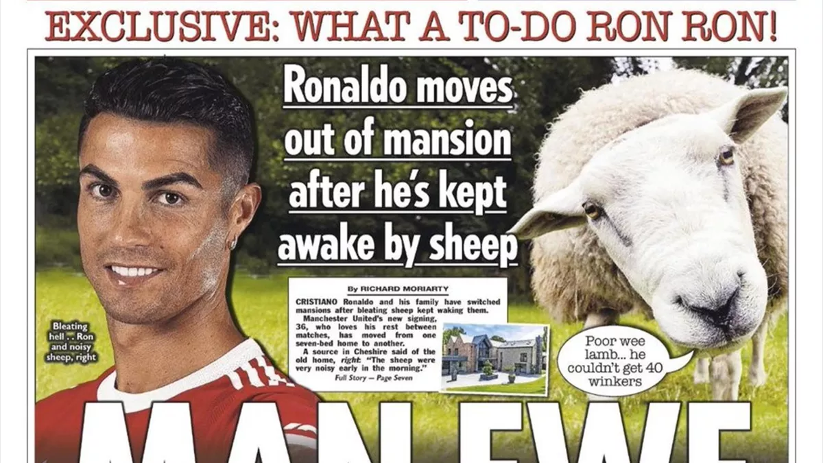 le pecore di cristiano Ronaldo