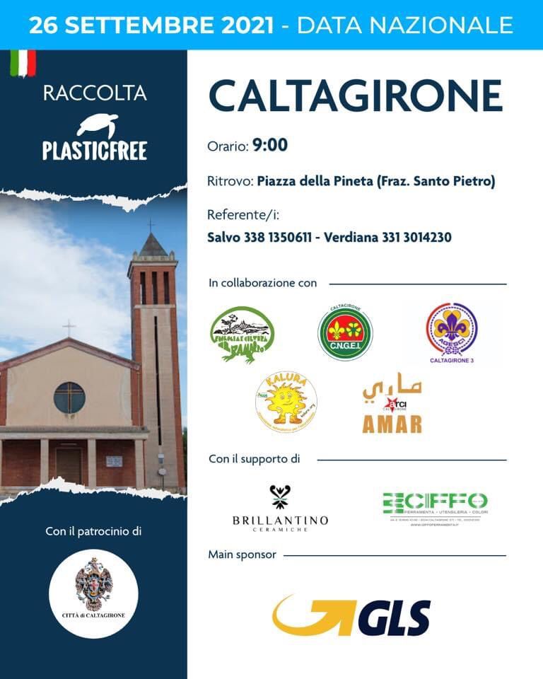 Plastic Free Day domenica 26 settembre a Caltagirone