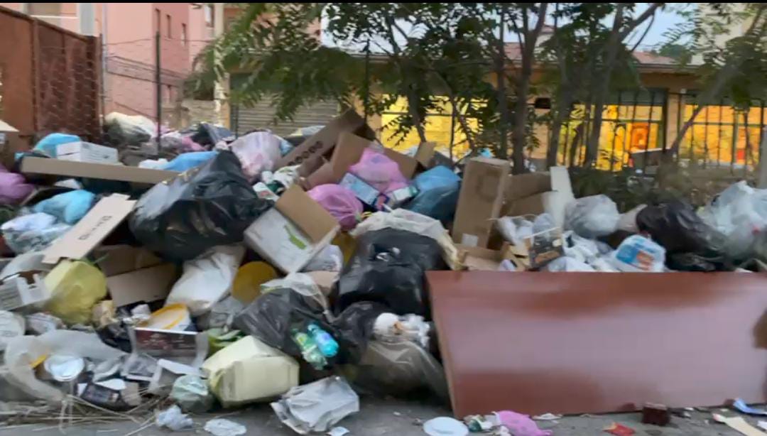 emergenza rifiuti in via Pietro Novelli, zona Canalicchio-Barriera
