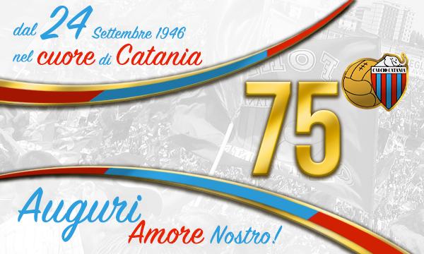 Calcio Catania compie 75 anni