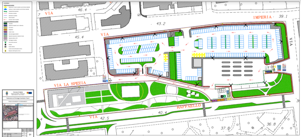 grafica nuovo parcheggio sanzio