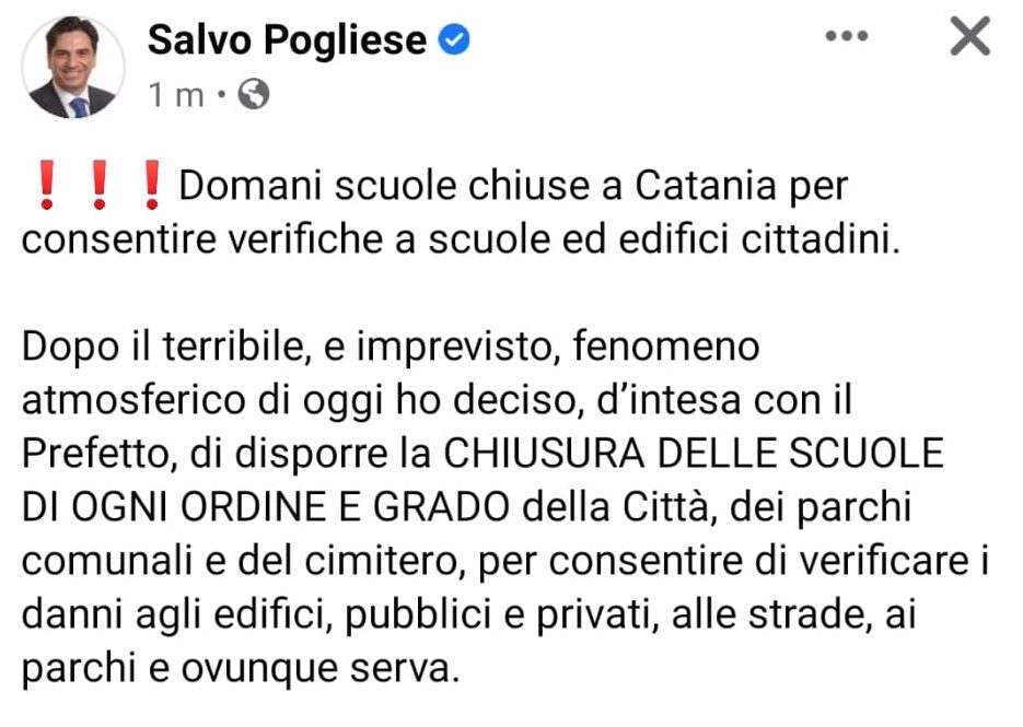 POGLIESE SCUOLE CHIUSE