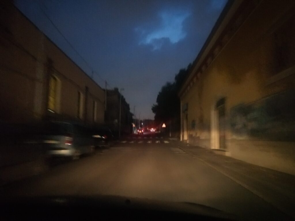 strade cibali buio
