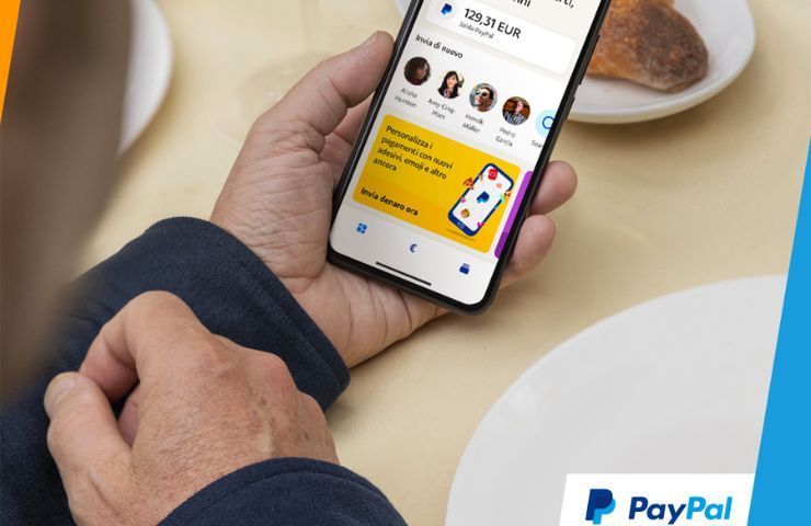 Applicazione aperta di Paypal