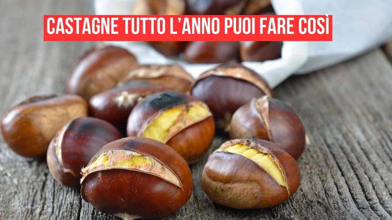 come conservare bene le castagne