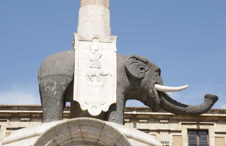 elefante storia a Catania