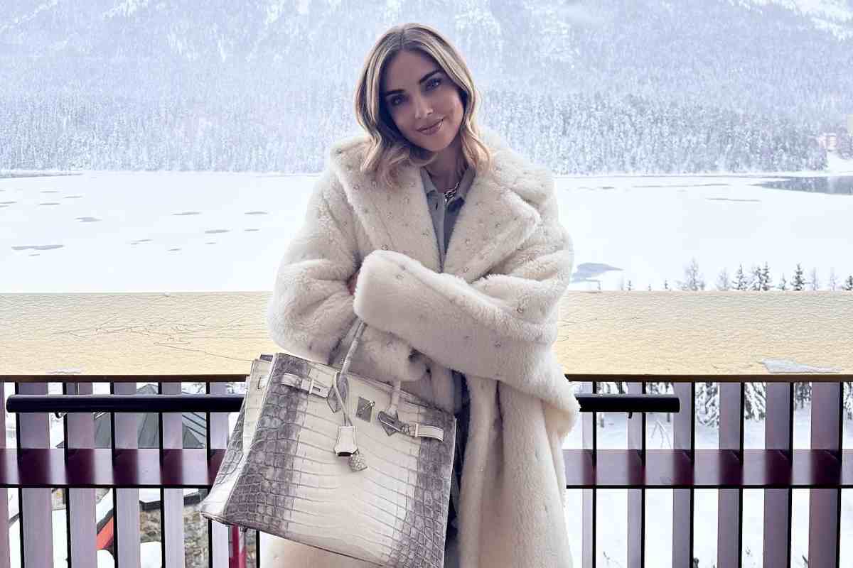 Chiara Ferragni St. Moritz borsa Birkin