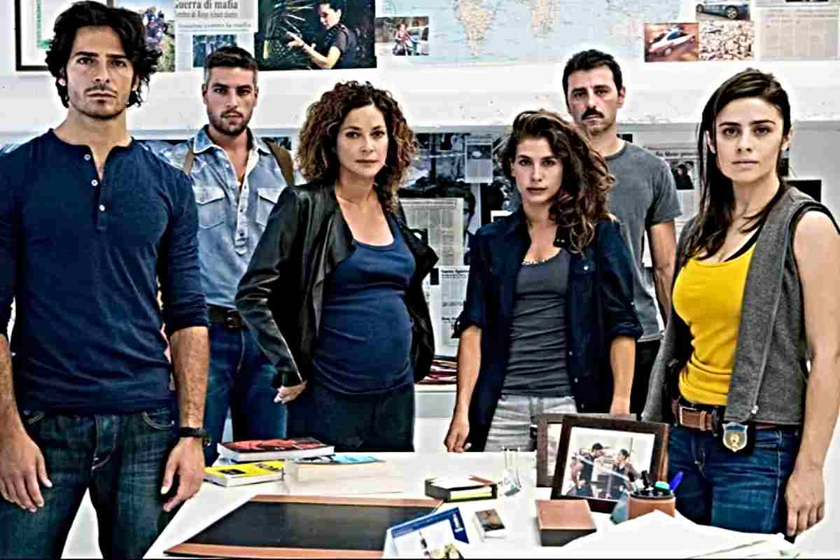 Il cast di Squadra Antimafia