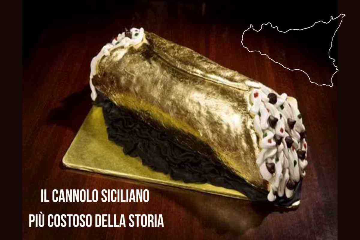 Cannolo siciliano d'oro