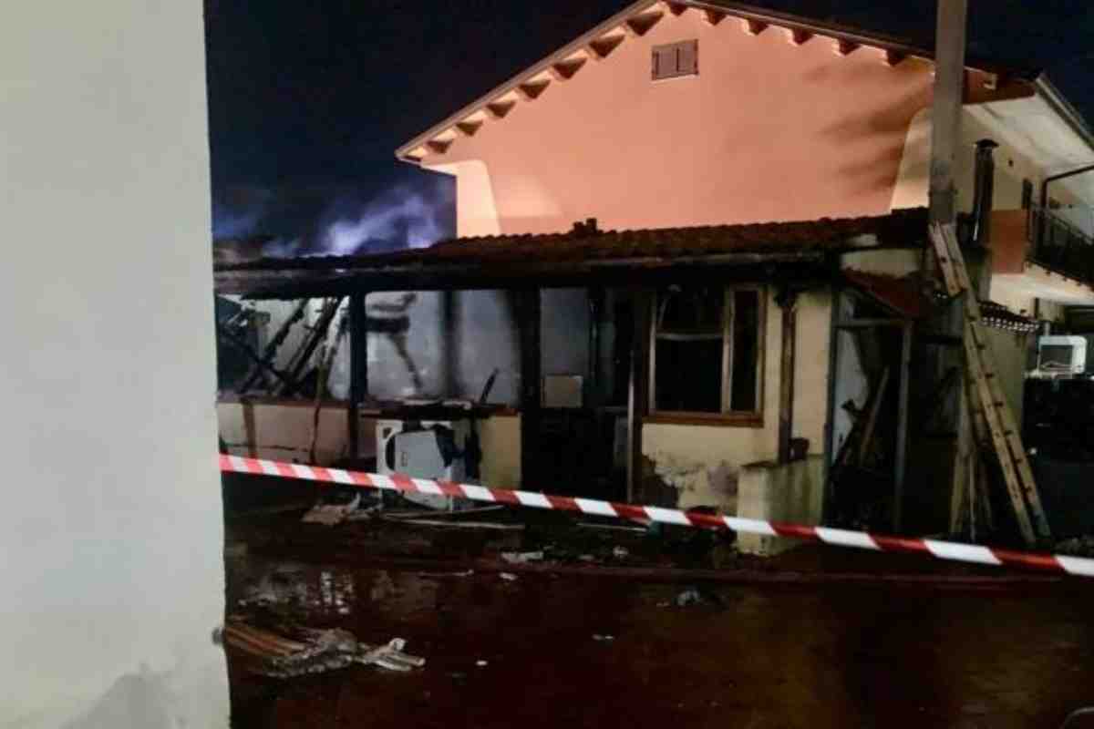 Incendio ed esplosione a Catania